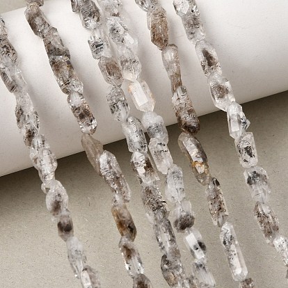 Natural Herkimer Diamond Beads Strands, Nuggets