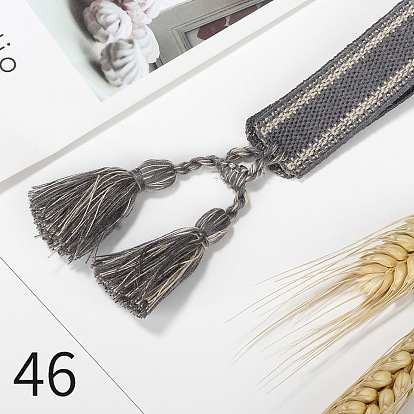 China Factory Bohemian Cotton Thread Tassel Weaving Bracelet