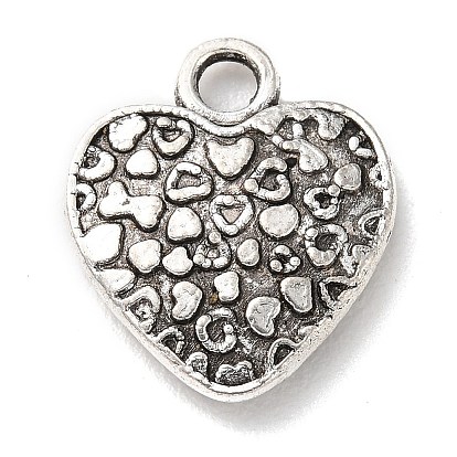 Tibetan Style Alloy Pendants, Heart