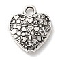 Tibetan Style Alloy Pendants, Heart