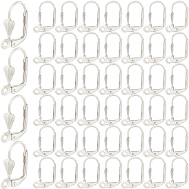 200 шт. латунные серьги с рычагом, проволока для ушей с петлями