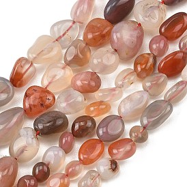 Природный агат бисер нитей, самородки, упавший камень