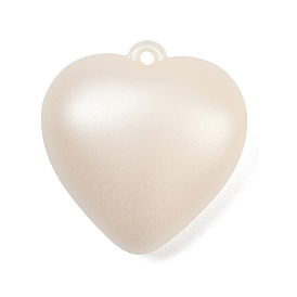 Подвески из перламутрового акрила, сердце