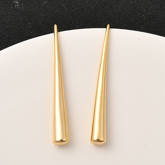 Серьги-капли из латуни, без никеля 