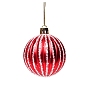 Plastic Christmas Pumpkin Ball Pendant Decorations, Christmas Tree Hanging Decorations, Round