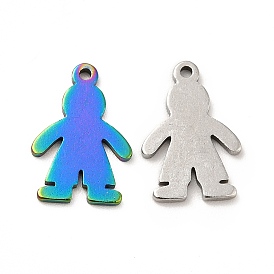 201 Stainless Steel Pendants, Human Charms