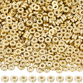 1000пластиковые бусины ccb шт., Плоский круглый / диск