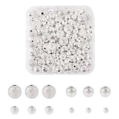 Brass Textured Beads, Round