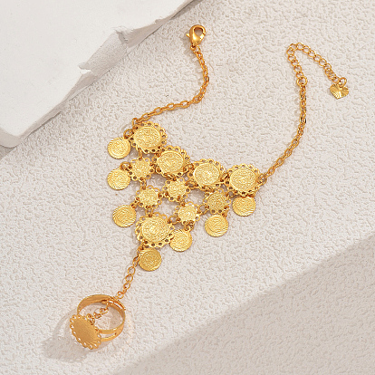 Старинные ближневосточные старинные монеты кольца браслеты для женщин