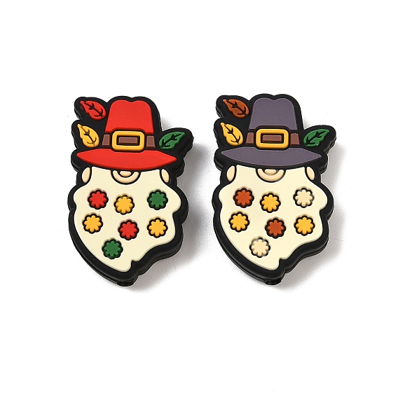 Силиконовые бусины, фокусные бусы, лист с человеком