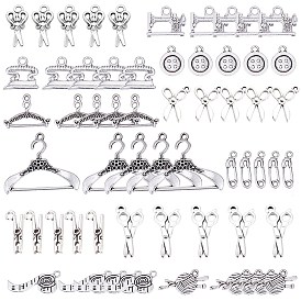 Сплавочные подвески тибетского стиля, тема инструмента, разнообразные