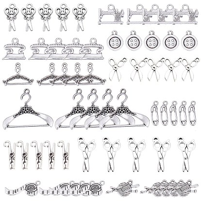 Сплавочные подвески тибетского стиля, тема инструмента, разнообразные