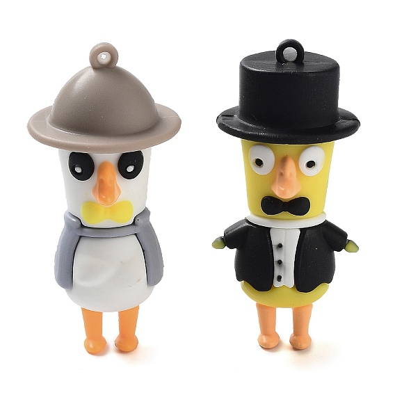 Пластиковые большие подвески из пвх, утка