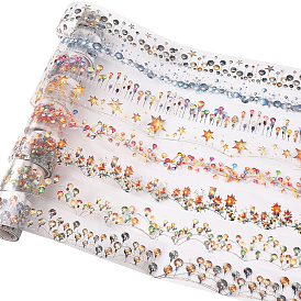 8 рулоны 8 цветные самоклеящиеся бумажные декоративные наклейки для животных, Украшение дневника для фотоальбома своими руками