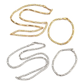 Brass Figaro Chain Bracelets & Necklaces for Women