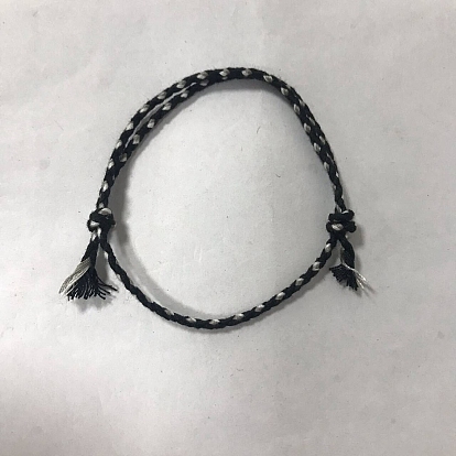 Adjustable Cotton Woven Braided Cord Bracelets