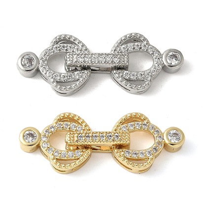 Латунный паве из прозрачного кубического циркония с застежками, без свинца и без кадмия, долговечный, стойки покрытие, корона