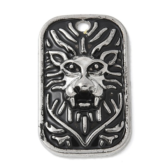 Сплав с эмалевыми подвесками, волк