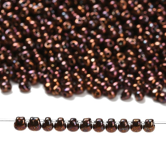 Миюки 3.4мм капельные бусины, японский бисер, Ирис