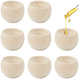 10Pcs Half Round Wooden Aromatherapy Diffuser, Essential Oil Diffuser
