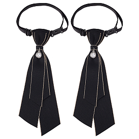 Регулируемый галстук из полиэстера со смолой для женщин и девочек