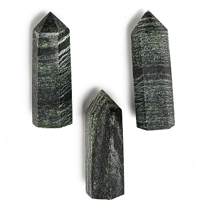 Décorations naturelles pour la maison en jaspe zèbre, décoration d'affichage, baguettes de pierre de guérison, pour les décos de thérapie de méditation reiki chakra, hexagone prisme