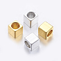 Латунные бусины, кубические