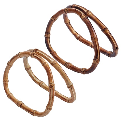 4шт 2 цвета бамбуковая ручка для сумки, аксессуары для замены сумок