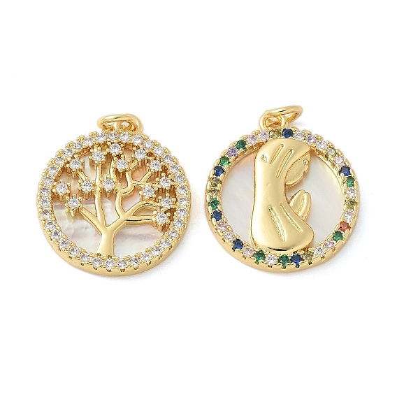 Латунные микро проложить кубического циркония подвески, с оболочкой, стойки покрытие, долговечный, без свинца и без кадмия, реальный 18 k позолоченный, с целью перехода в кольце