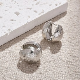 Текстурированные серьги-кольца из латуни в форме капли для женщин