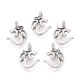 Сплавочные подвески тибетского стиля, амулеты с символом аум