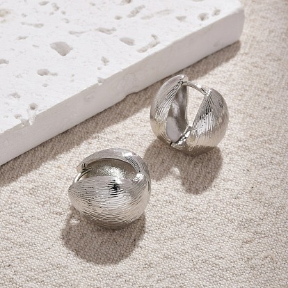 Текстурированные серьги-кольца из латуни в форме капли для женщин