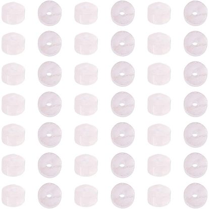 1 brin de perles de quartz rose naturel brins, perles heishi, Plat rond / disque
