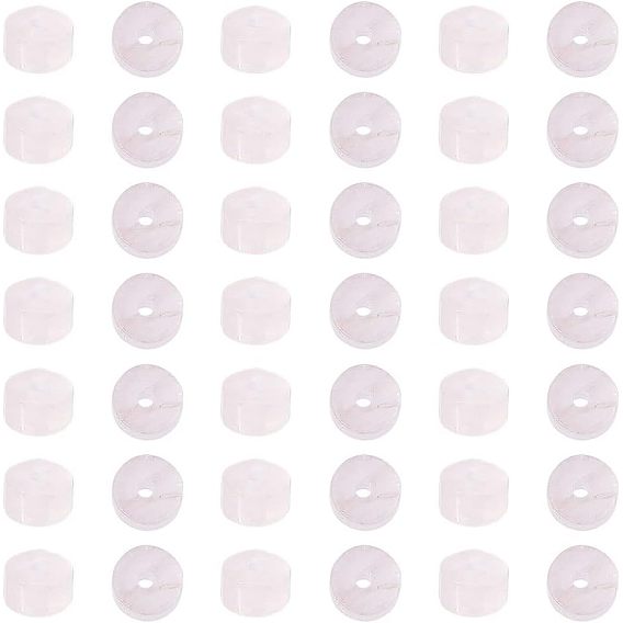 1 brin de perles de quartz rose naturel brins, perles heishi, Plat rond / disque