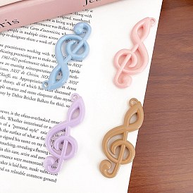 Непрозрачной акриловые большие подвески, музыкальная нота