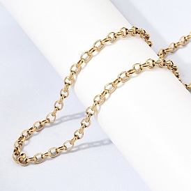 304 из нержавеющей стали кабель цепи ожерелья, ионное покрытие (ip)