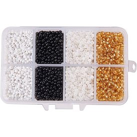 Grade A Ceylon Round Glass Seed Beads