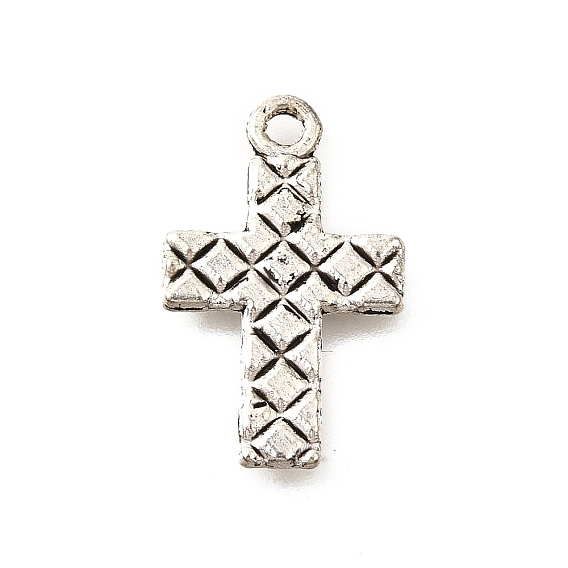 Сплавочные подвески тибетского стиля, без кадмия и без свинца, крест прелести