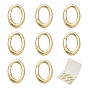 8шт. латунные пружинные кольца-затворы, долговечный, овальные