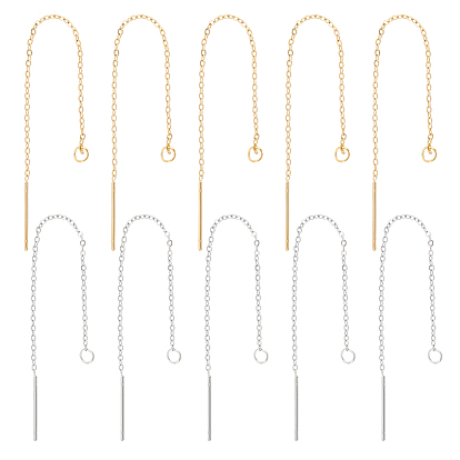 304 фурнитура из нержавеющей стали для серег, ушные резьбы