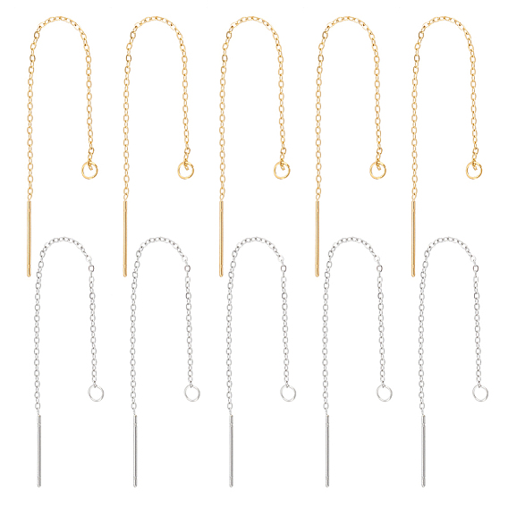 304 фурнитура из нержавеющей стали для серег, ушные резьбы