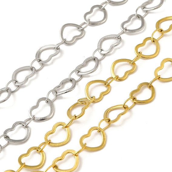 304 ссылка цепи из нержавеющей стали сердце, пайки, с катушкой