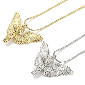 304 ожерелья с подвесками в виде ангелов из нержавеющей стали, змеиные ожерелья для женщин