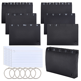Paper Memos, with Plastic Binder Dividers and Iron Rings, Rectangle