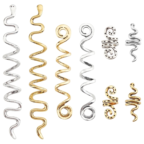 16шт 8 стиль инструменты для укладки волос, заколки для волос из сплава, заколки для волос твист заколки заколки для волос аксессуары для волос