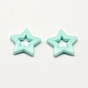 Opaque Acrylic Bead Frames, Star