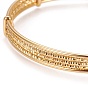 Long-Lasting Plated Brass Cuff Bangles