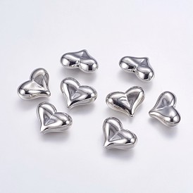 CCB Plastic Beads, Heart