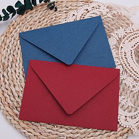 Enveloppes en papier de couleur unie, rectangle