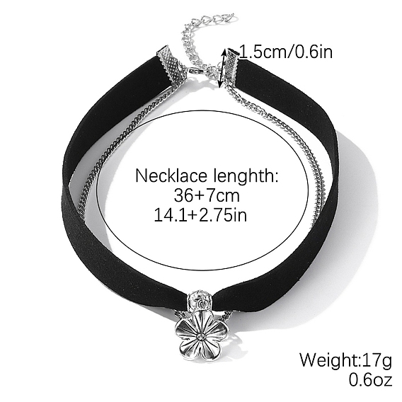 Готическое колье-колье с подвеской из сплава на Хэллоуин